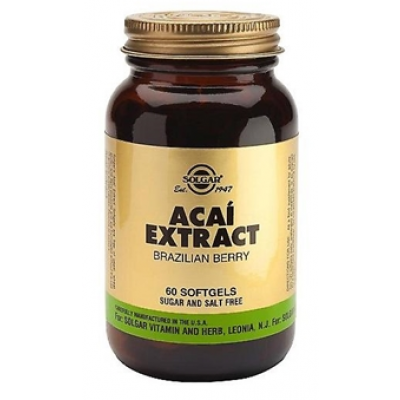 Solgar Acai ekstrakt 60 kapsler