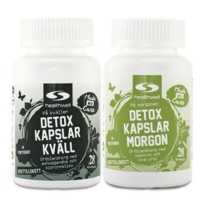 Healthwell Detox tabletter morgen og aften