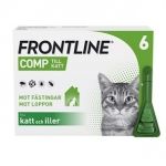 Frontline Comp Spot-on opløsning til katte 50 mg/60 mg 6 x 0,5 ml